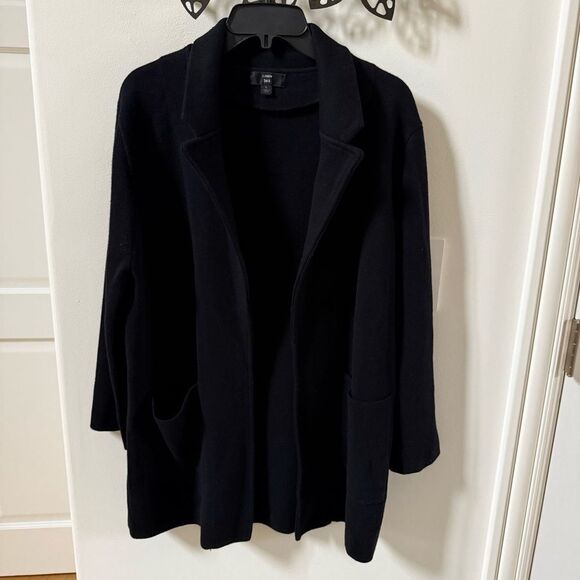 J. Crew 365 Sophie Sweater Blazer in Black L - Picture 9 of 13